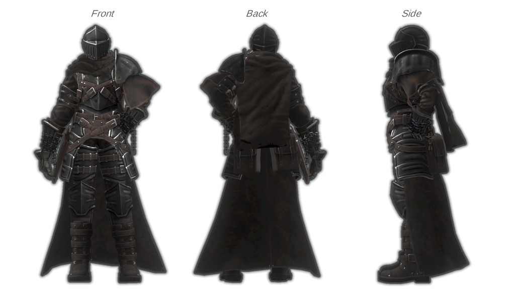 【オリジナル3Dモデル】前衛騎士【β版】