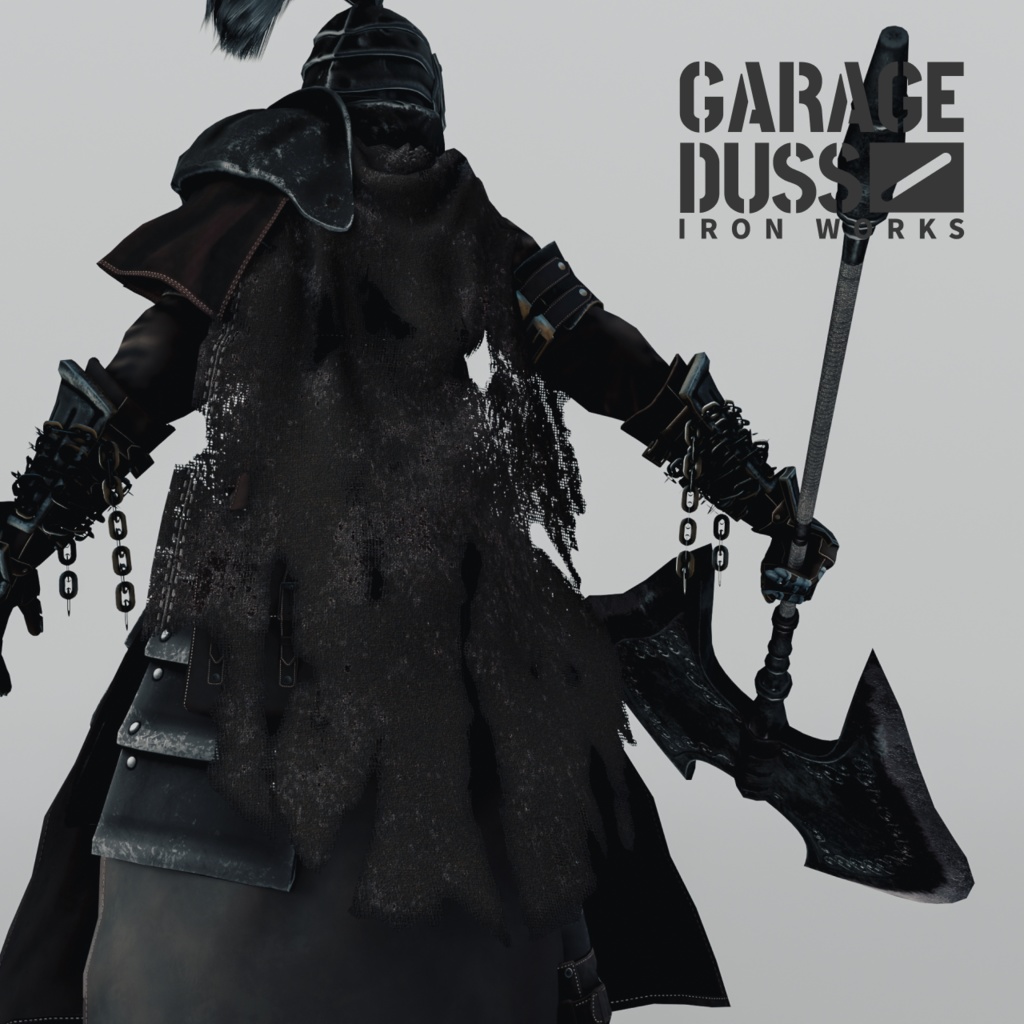 防衛騎士のマント(FBX / unitypackage )