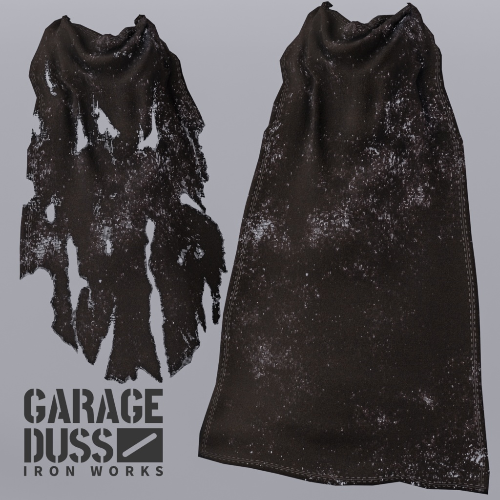 防衛騎士のマント(FBX / unitypackage )