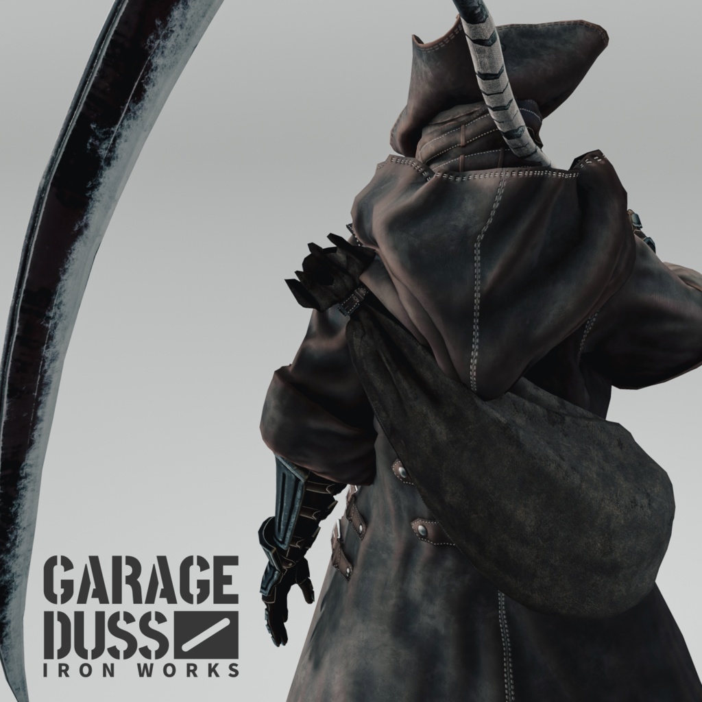 【24時間無料】放浪者の掛け鞄(FBX / unitypackage )