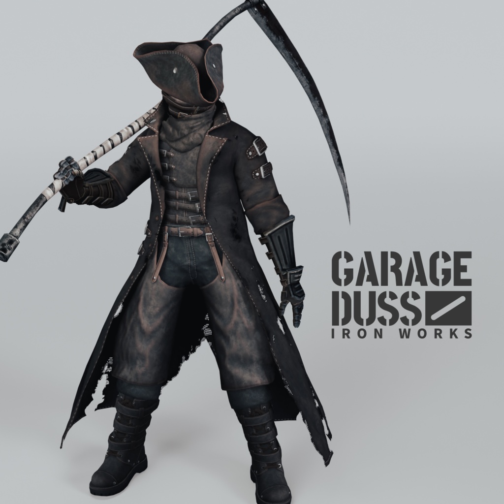 【24時間無料】処刑人の外套(FBX / unitypackage )