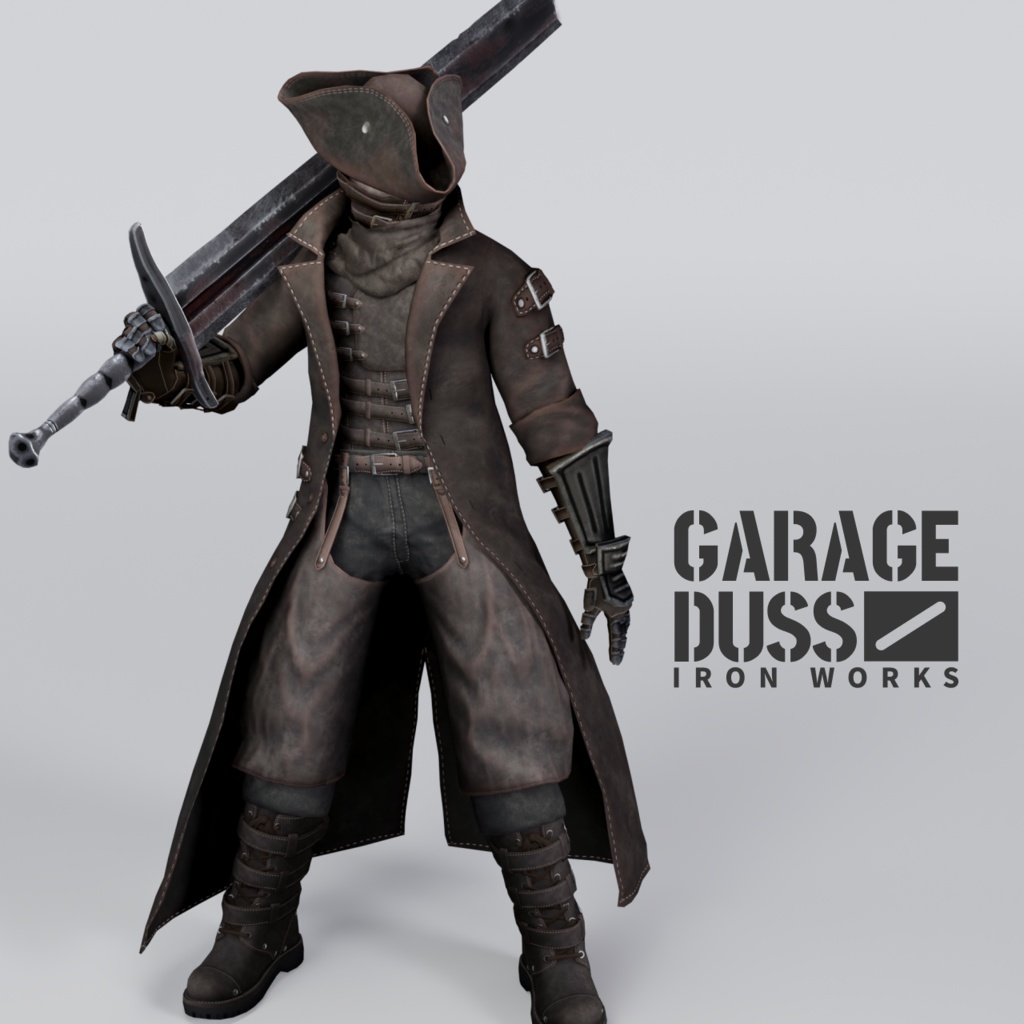 【24時間無料】処刑人の外套(FBX / unitypackage )