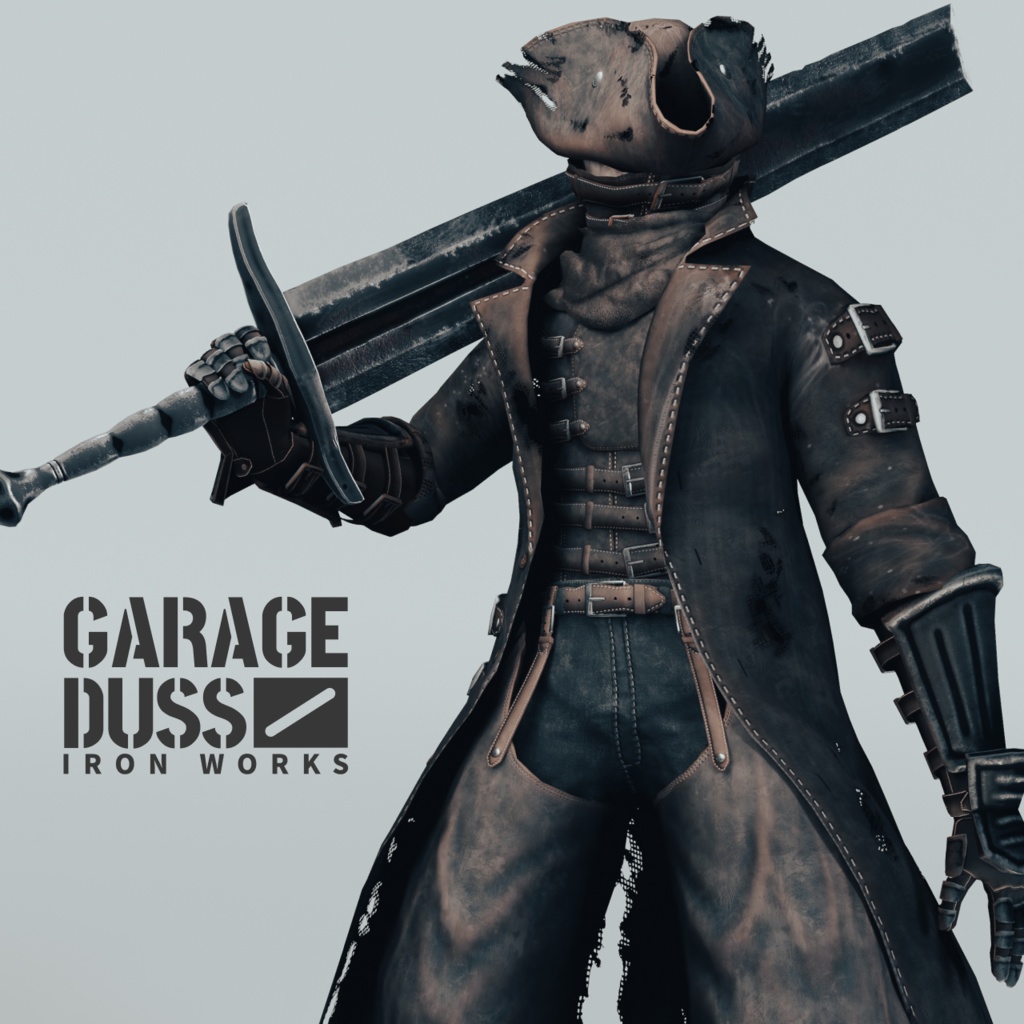 【24時間無料】処刑人の外套(FBX / unitypackage )