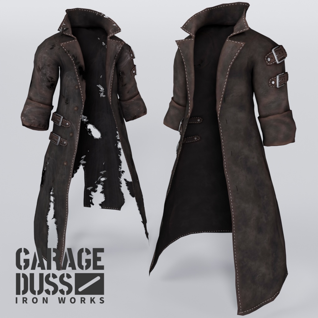 【24時間無料】処刑人の外套(FBX / unitypackage )