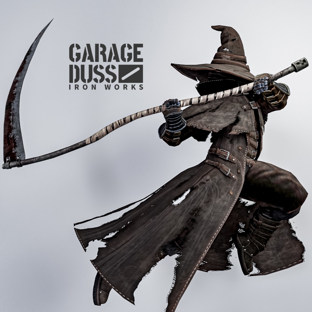 処刑人のケープ(FBX / unitypackage )