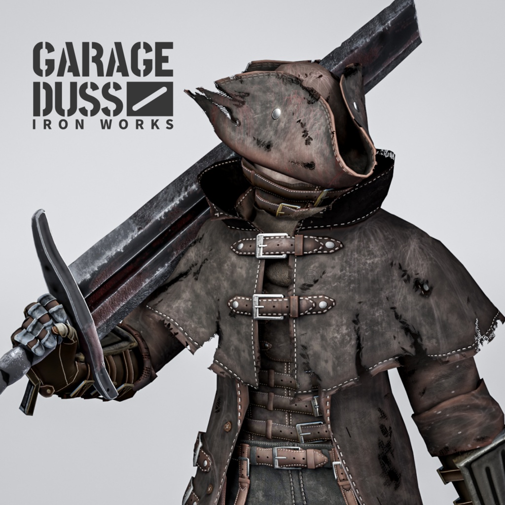 処刑人のケープ(FBX / unitypackage )