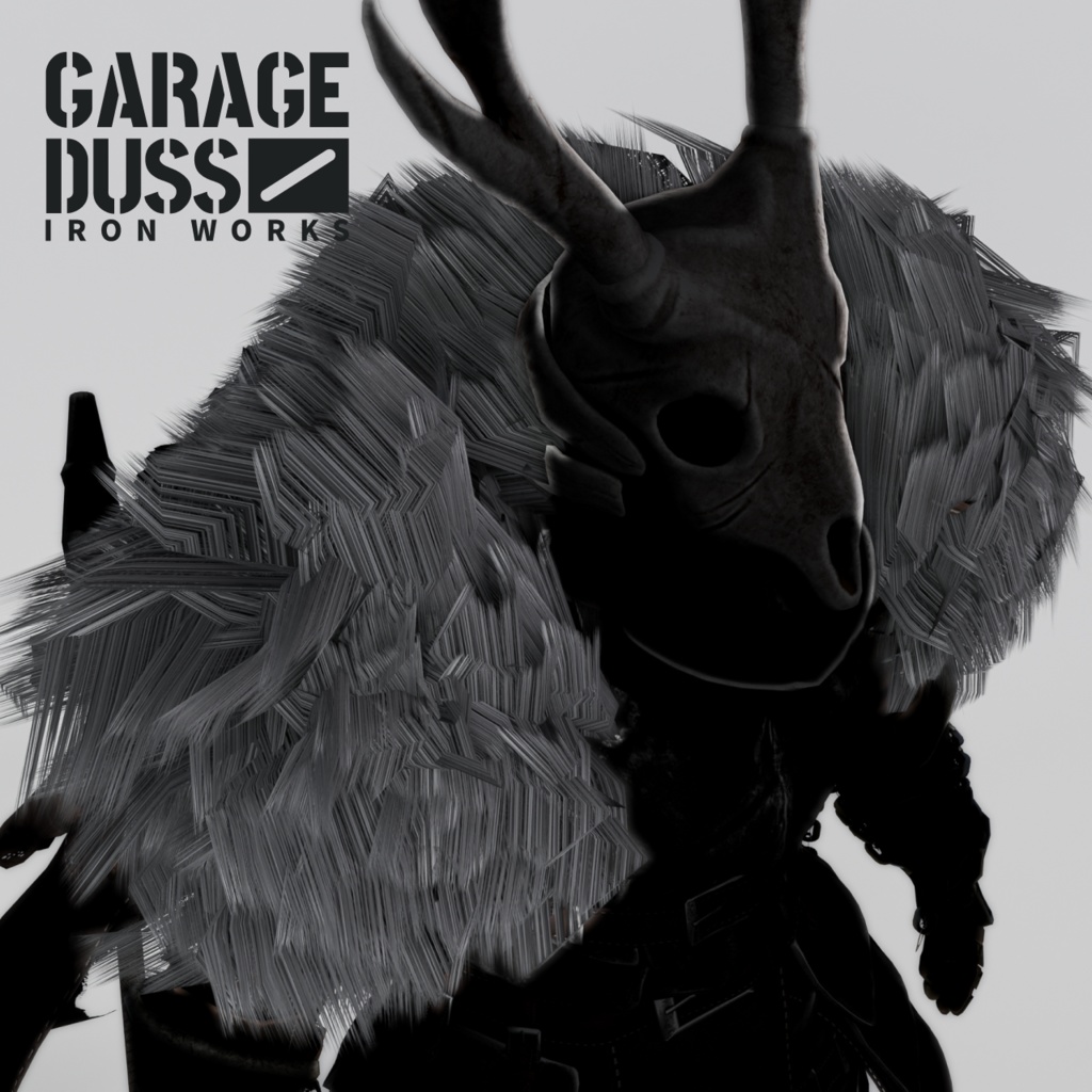 【24時間無料】獣毛の肩掛け(FBX / unitypackage)