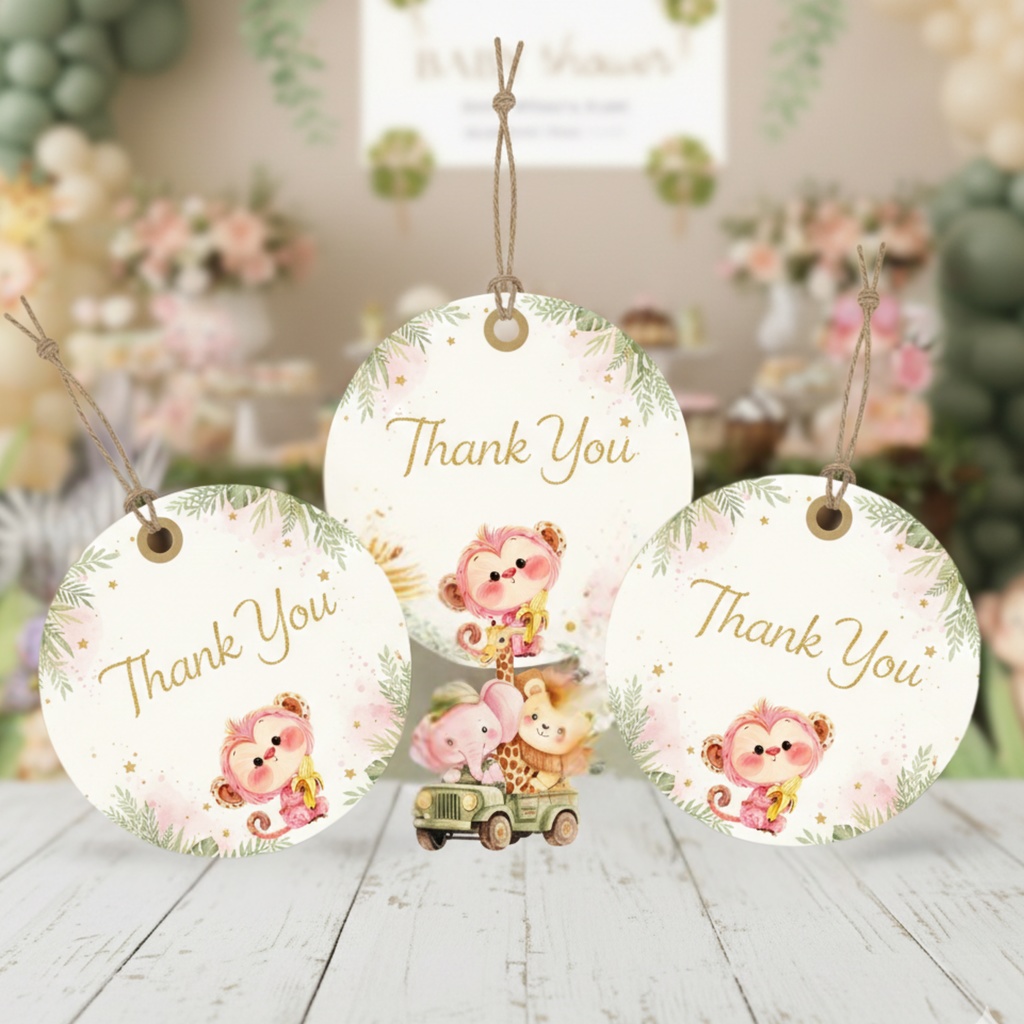 Sweet Baby Safari Clipart セット