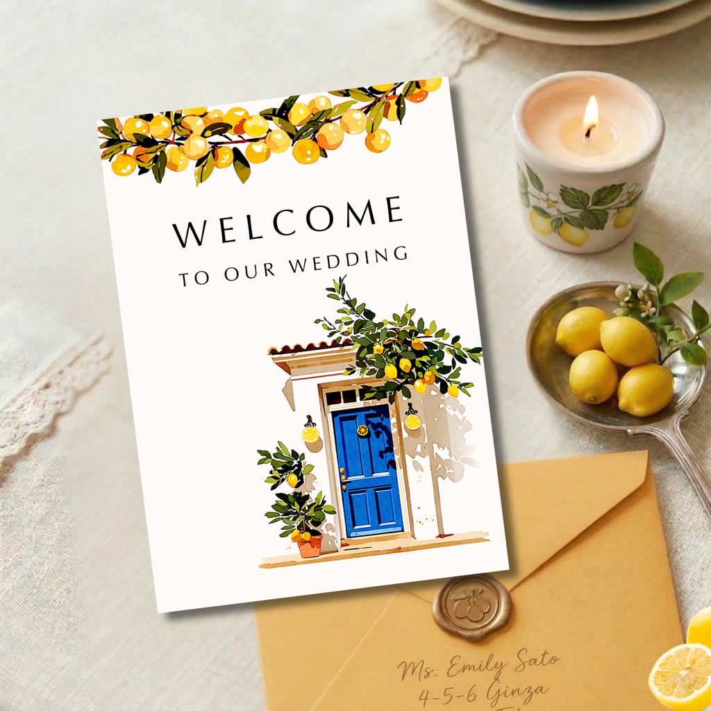 Italian Lemon Garden クリップアートセット(63点 / PNG素材)