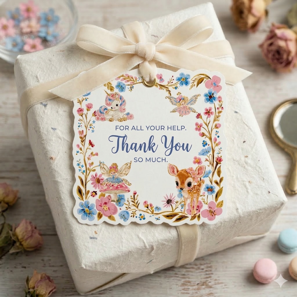 魔法の森クリップアート素材集|パステル動物&妖精PNGセット