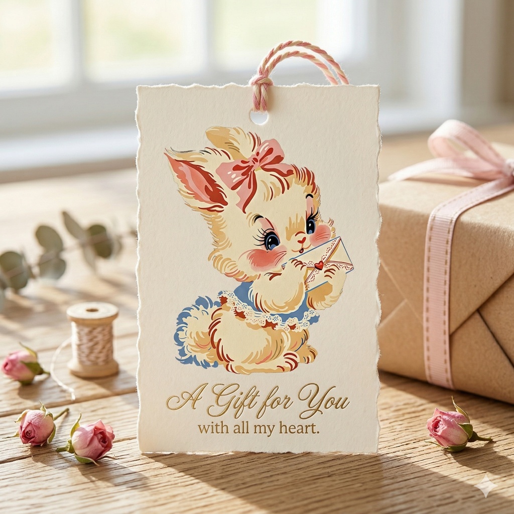 ママ&ベビーアニマル クリップアート 75点セット|ヴィンテージ レトロ 透過PNG