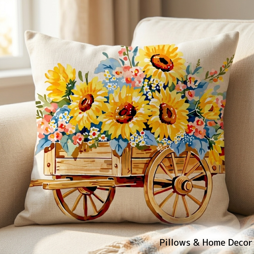 ひまわりコテージコア クリップアートバンドル|84点 水彩 PNG 透過背景|かわいい動物&花イラスト素材