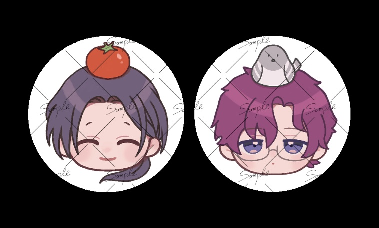 (再販希望用)和解と博愛の缶バッジセット