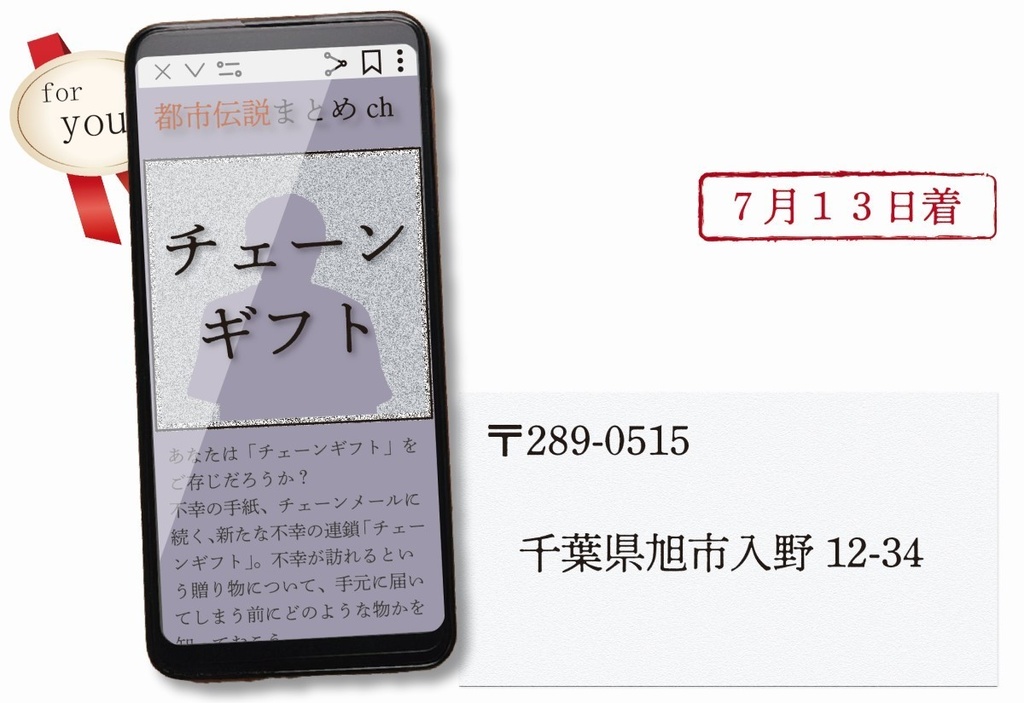 持ち帰り謎解き「チェーンギフト」