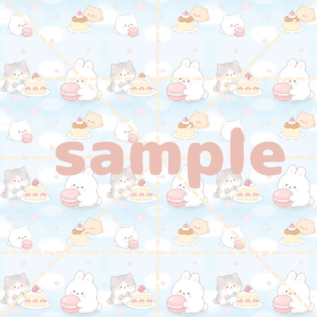 ふんわりかわいいワンコたち～ケーキを添えて～