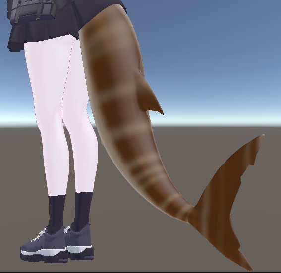 【ルルネ】ネコざめ風 尻尾Texture