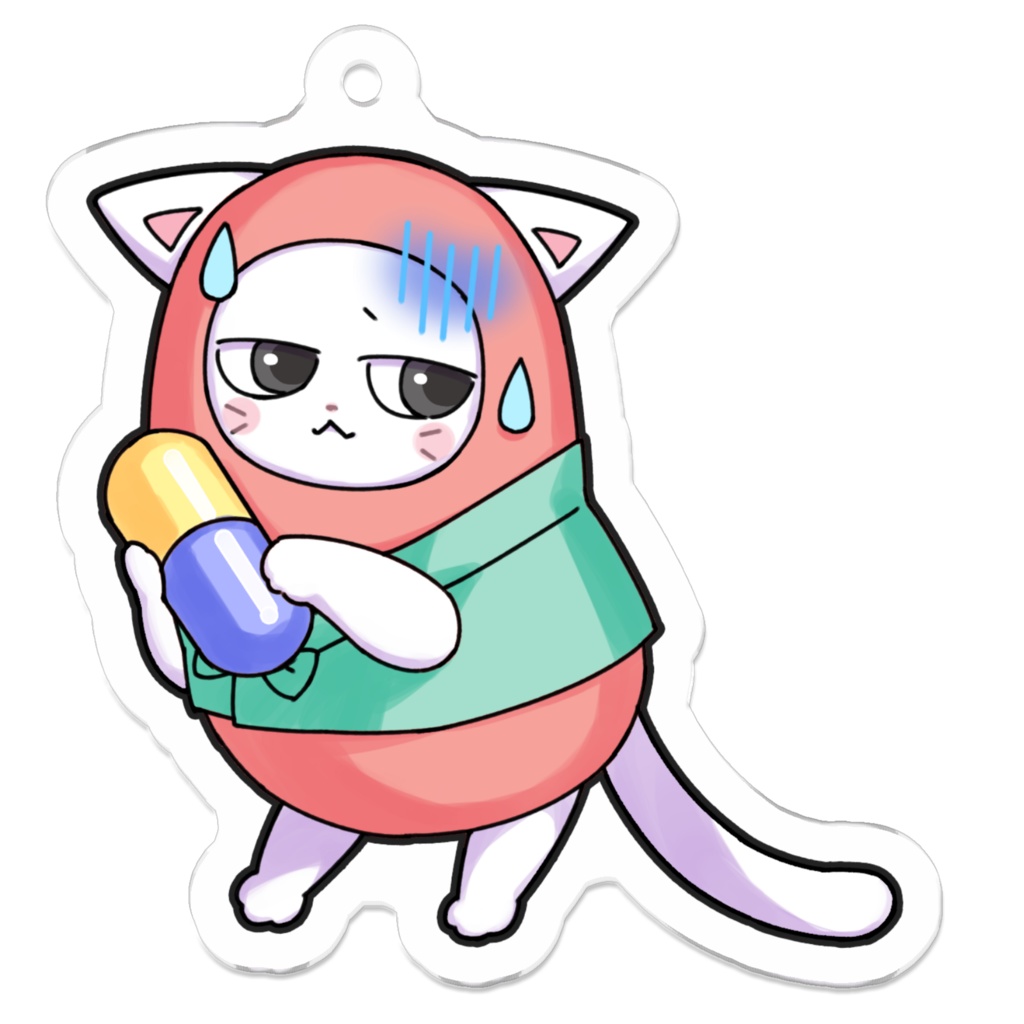 【FIP治療費支援】お薬２錠分 アクキー