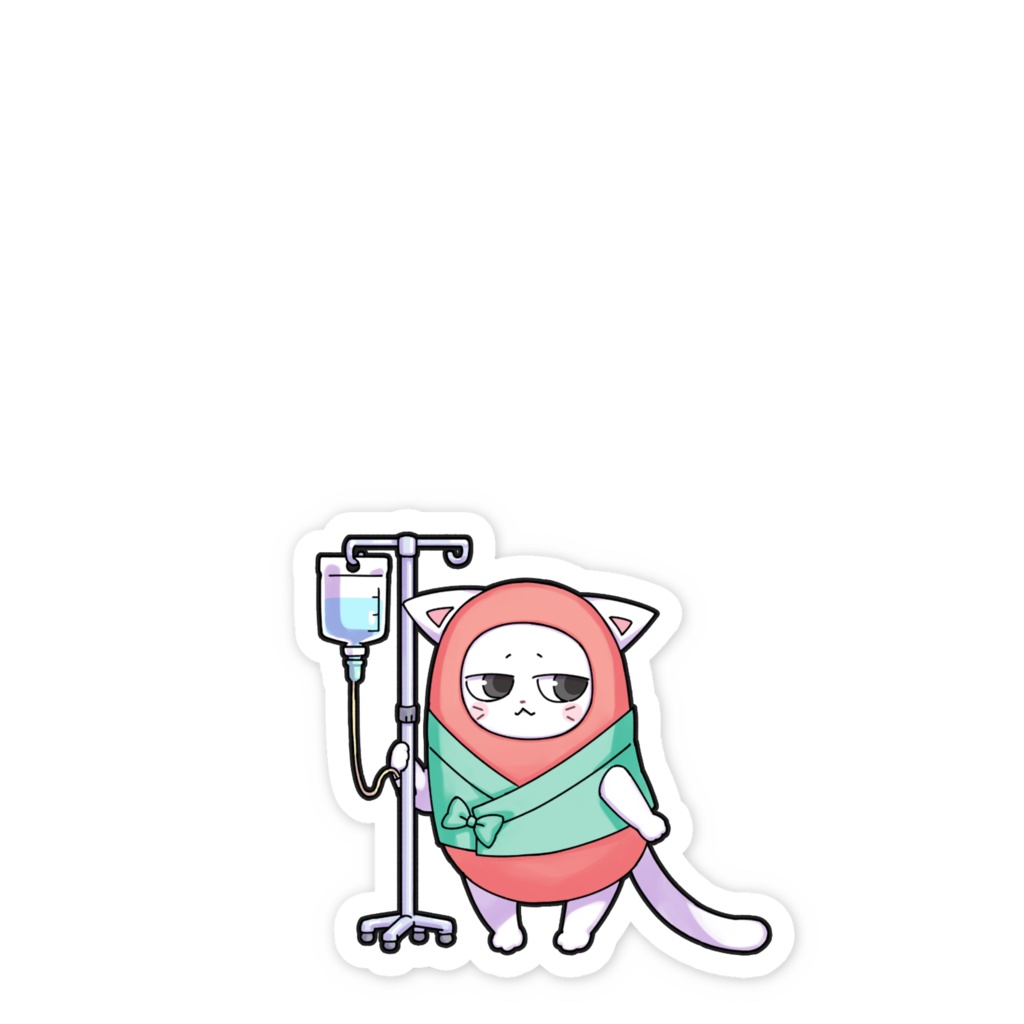 【FIP治療費支援】お薬1錠分 ステッカー③