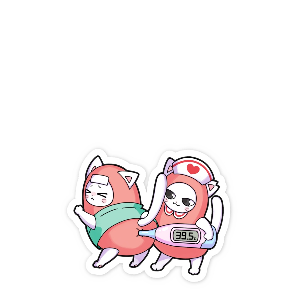 【FIP治療費支援】お薬1錠分 ステッカー④