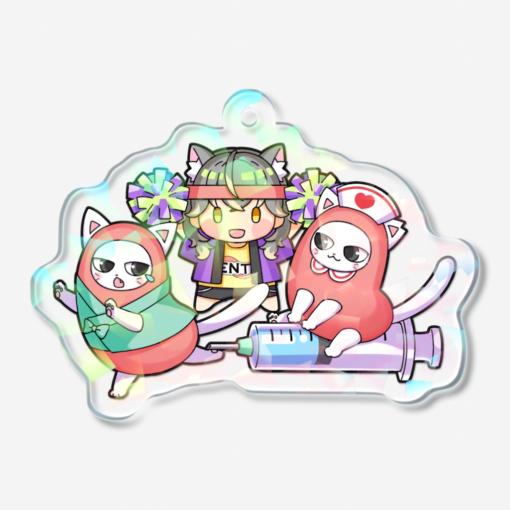 【FIP治療費支援】お薬６錠分 アクキー