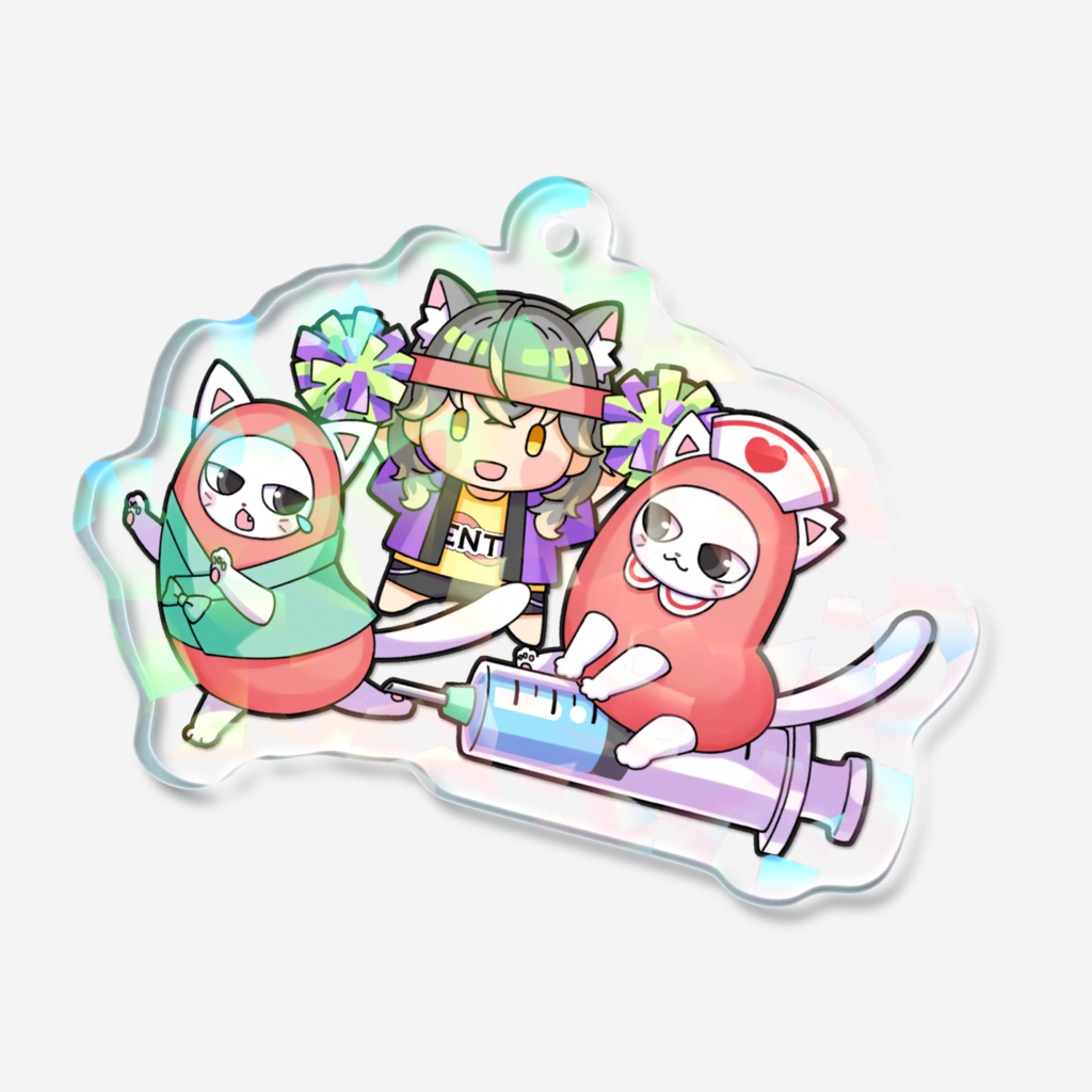 【FIP治療費支援】お薬6錠分 アクキー