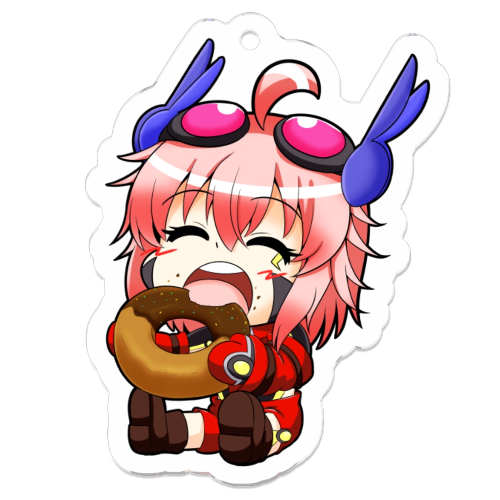ドーナッツドロナ アクリルキーホルダー