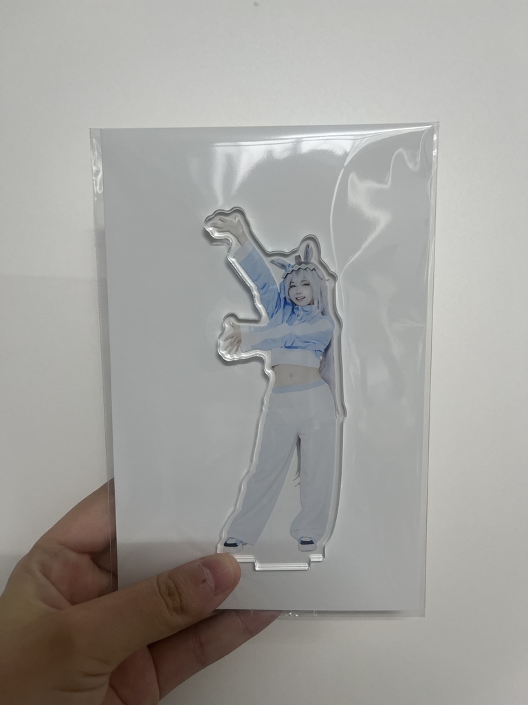 ご飯を紹介してくれるオグリキャップさんアクスタ