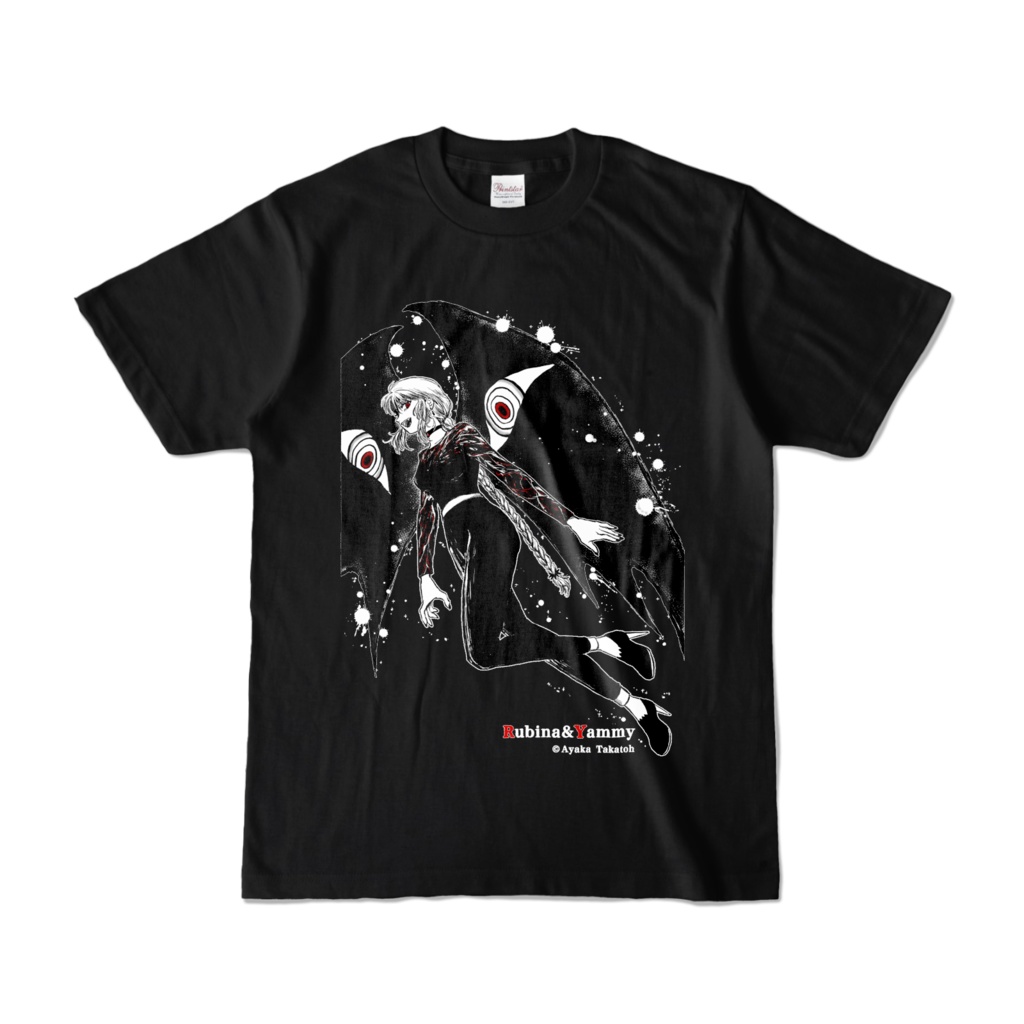 ルビナ&ヤミー黒Tシャツ