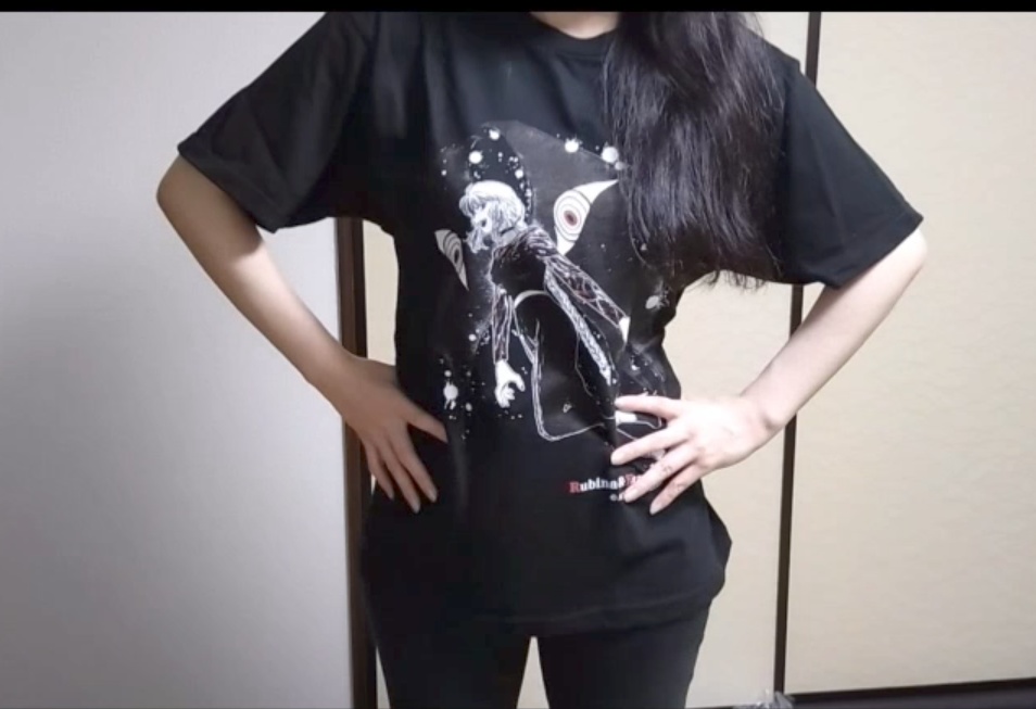 ルビナ&ヤミー黒Tシャツ