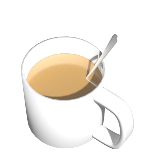 デザイン素材 カフェオレ