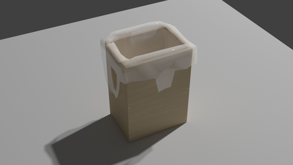 手作りゴミ箱