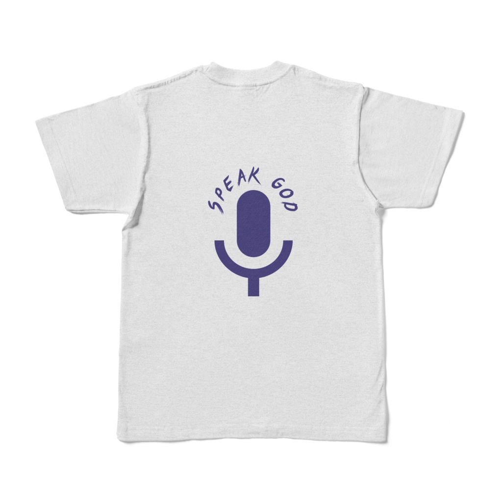 Speak God Tシャツ - グレーアッシュ