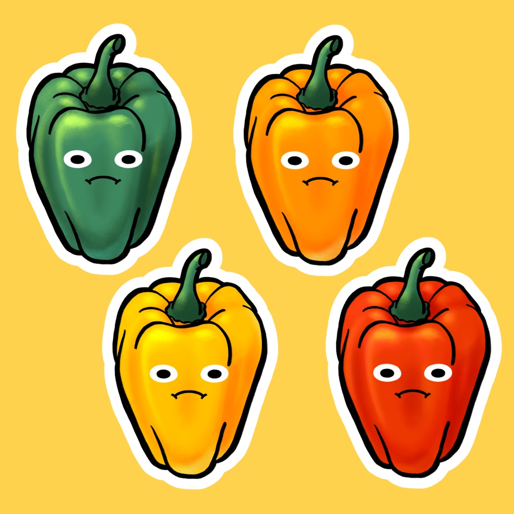 【VTube Studio対応】ピーマンモデル