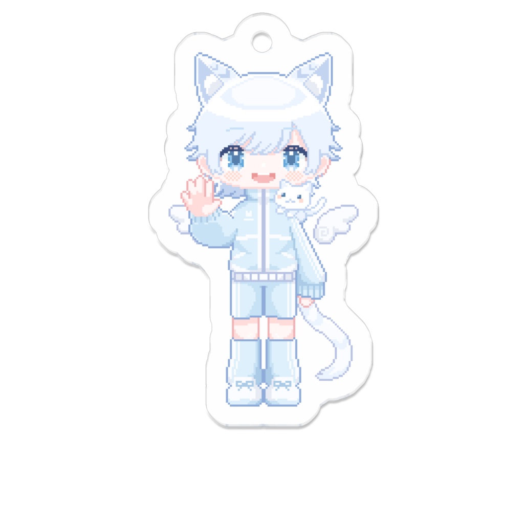 アクリルキーホルダー（星藍こーちゃ ドット絵）