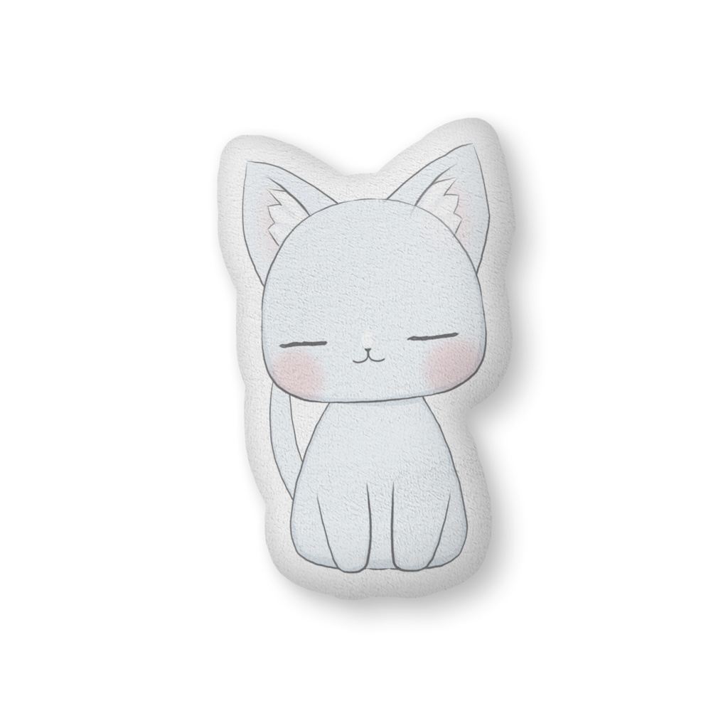 ふかふかクッション（ネコのジャスミン）