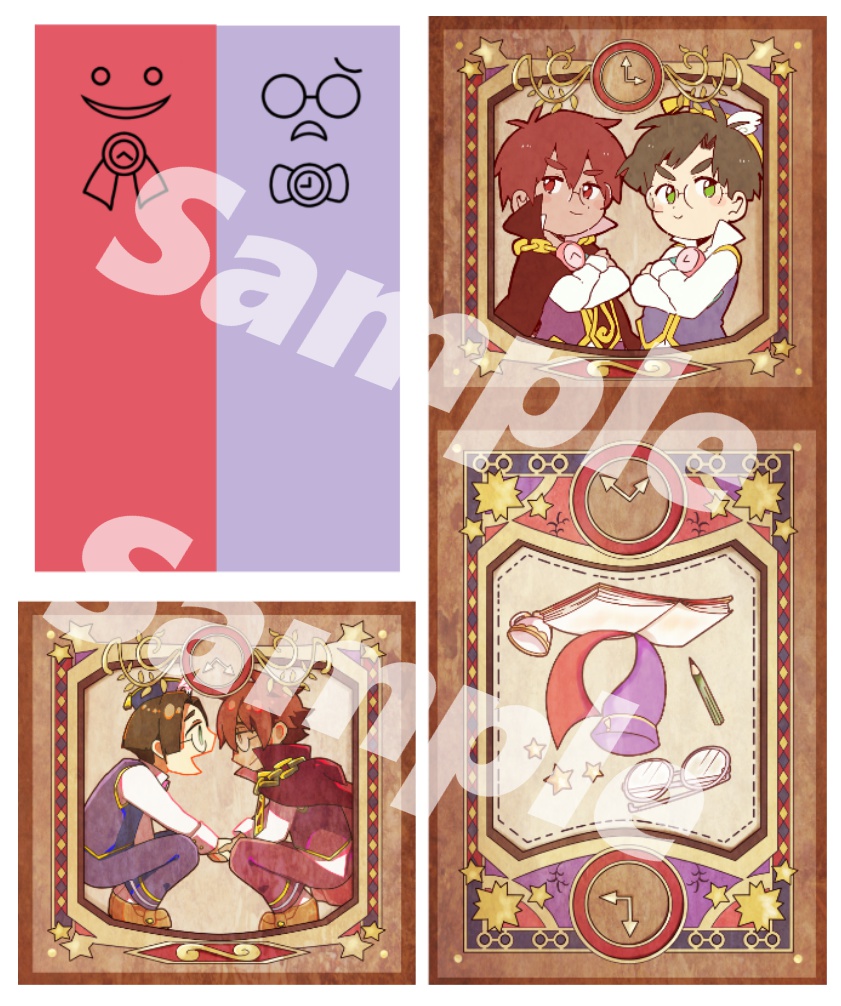 クルクルたましい付箋