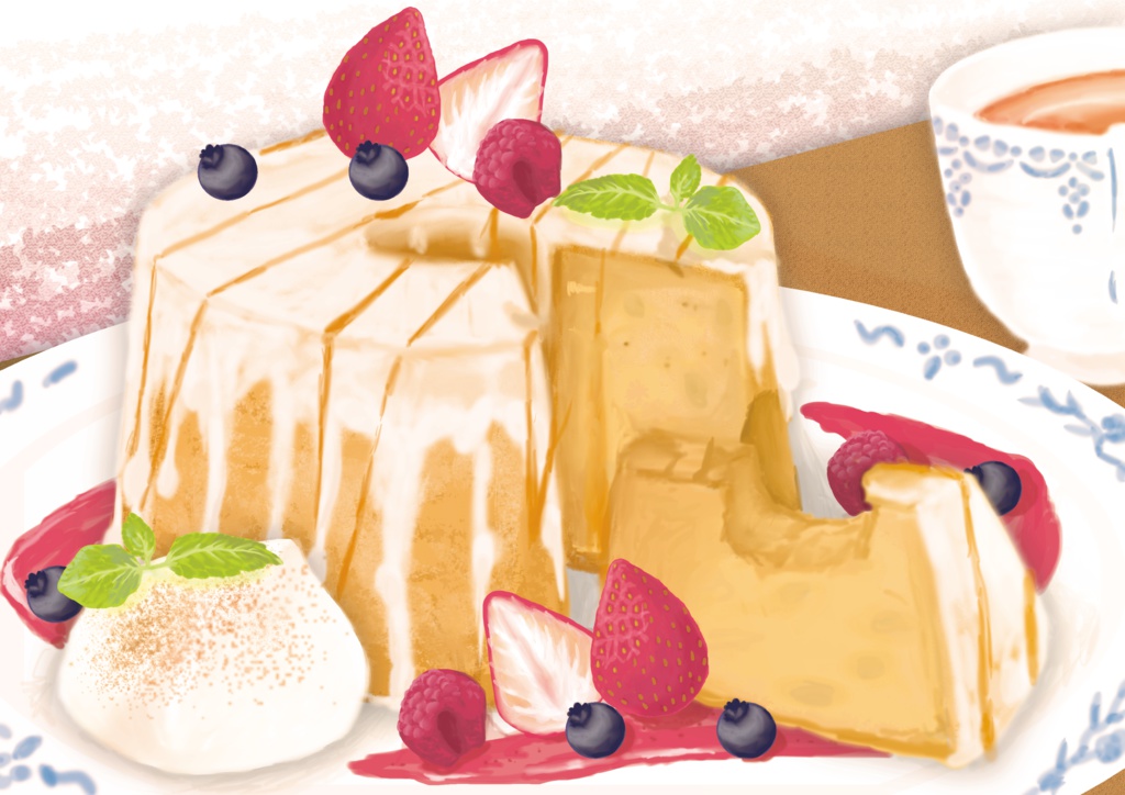 シフォンケーキペンケース