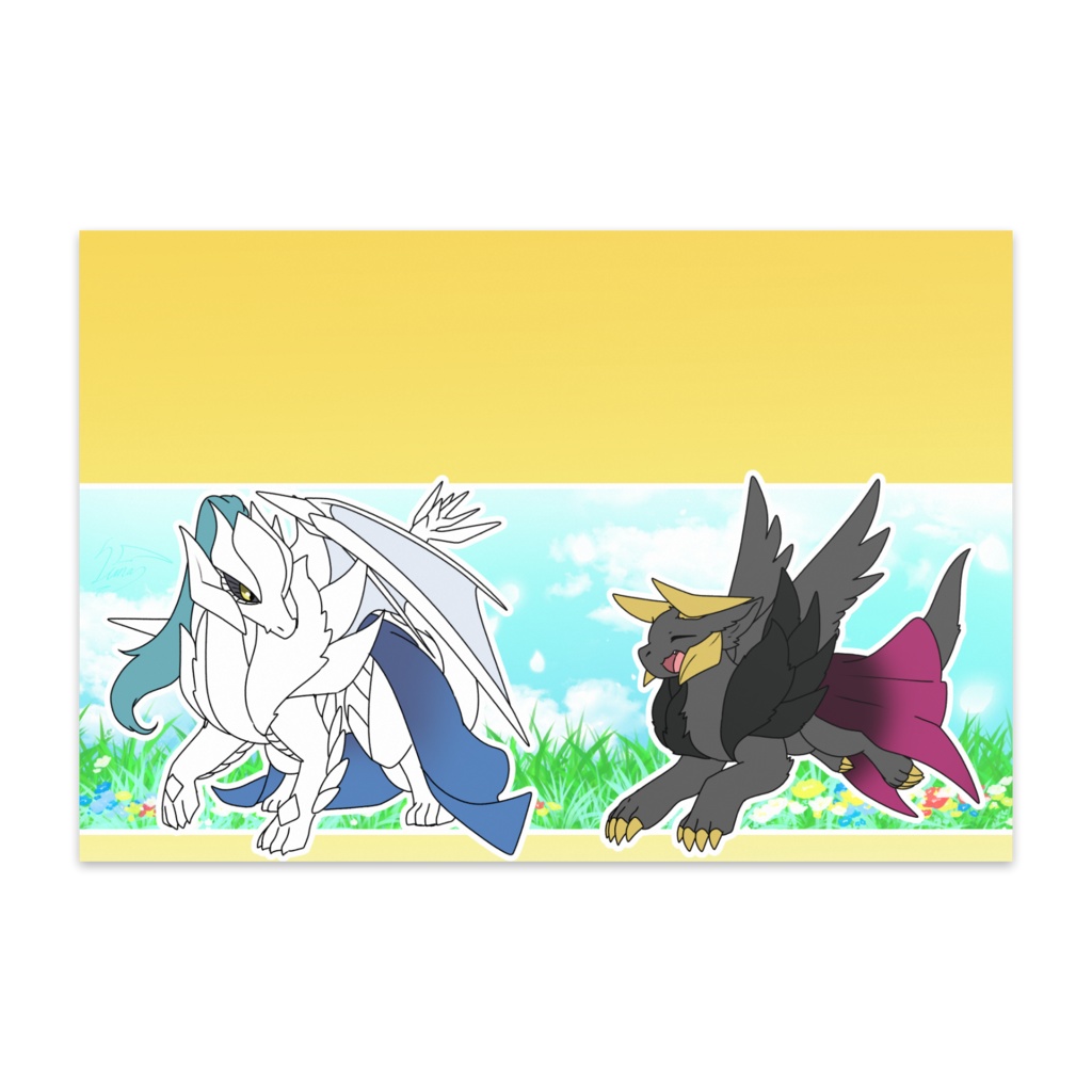 白黒ミニ竜