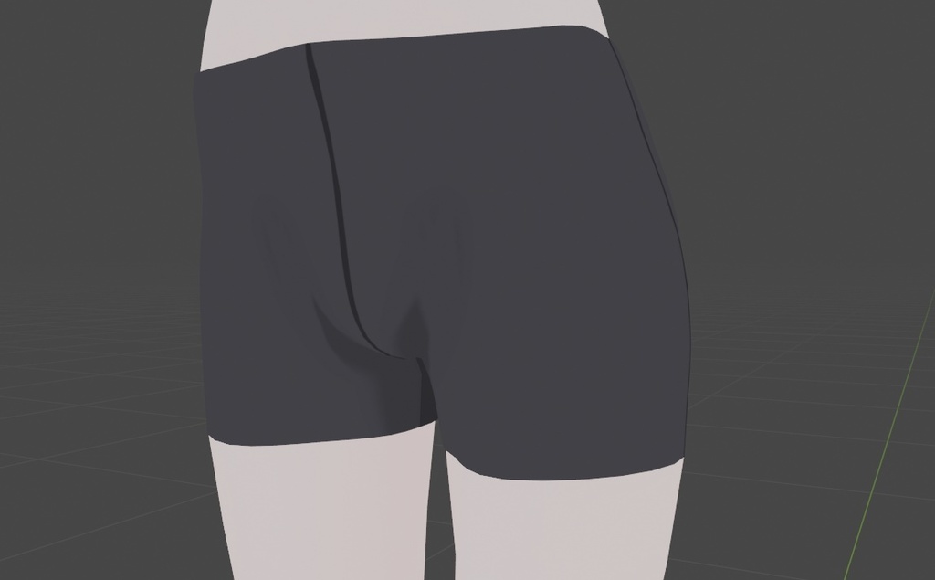 スパッツ3Dモデル