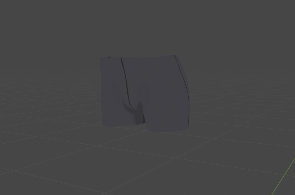 スパッツ3Dモデル