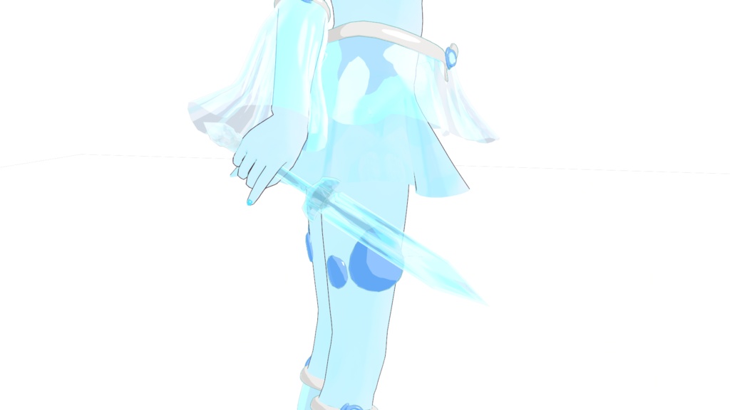 オリジナル3Dモデル_ユキナ