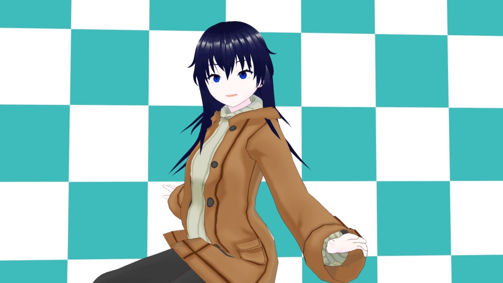 オリジナル3Ｄモデル_ユキナ_私服ver