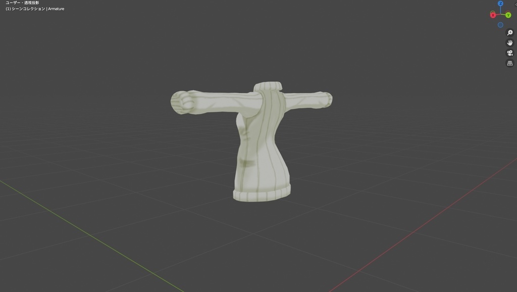 オリジナル3Dモデル_ユキナ_私服ver