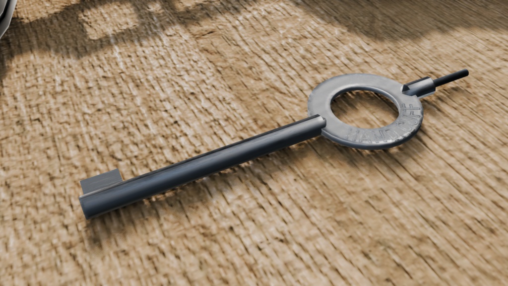 【3Dモデル】手錠/HANDCUFF/ハンドカフ