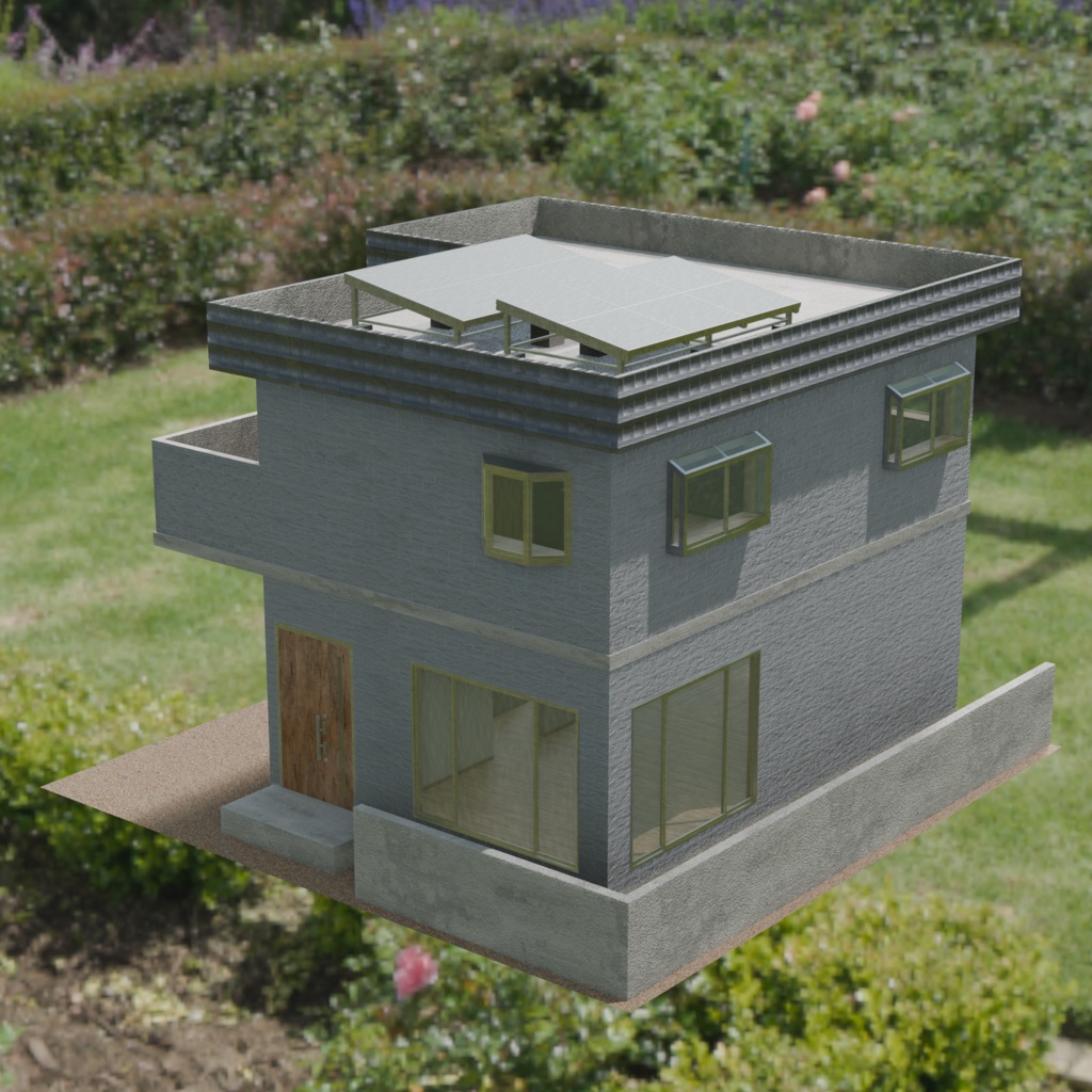 【3DModel】住宅街セット01(5軒まとめて)【郊外の街】|Suburban Japan:Housing Set 01