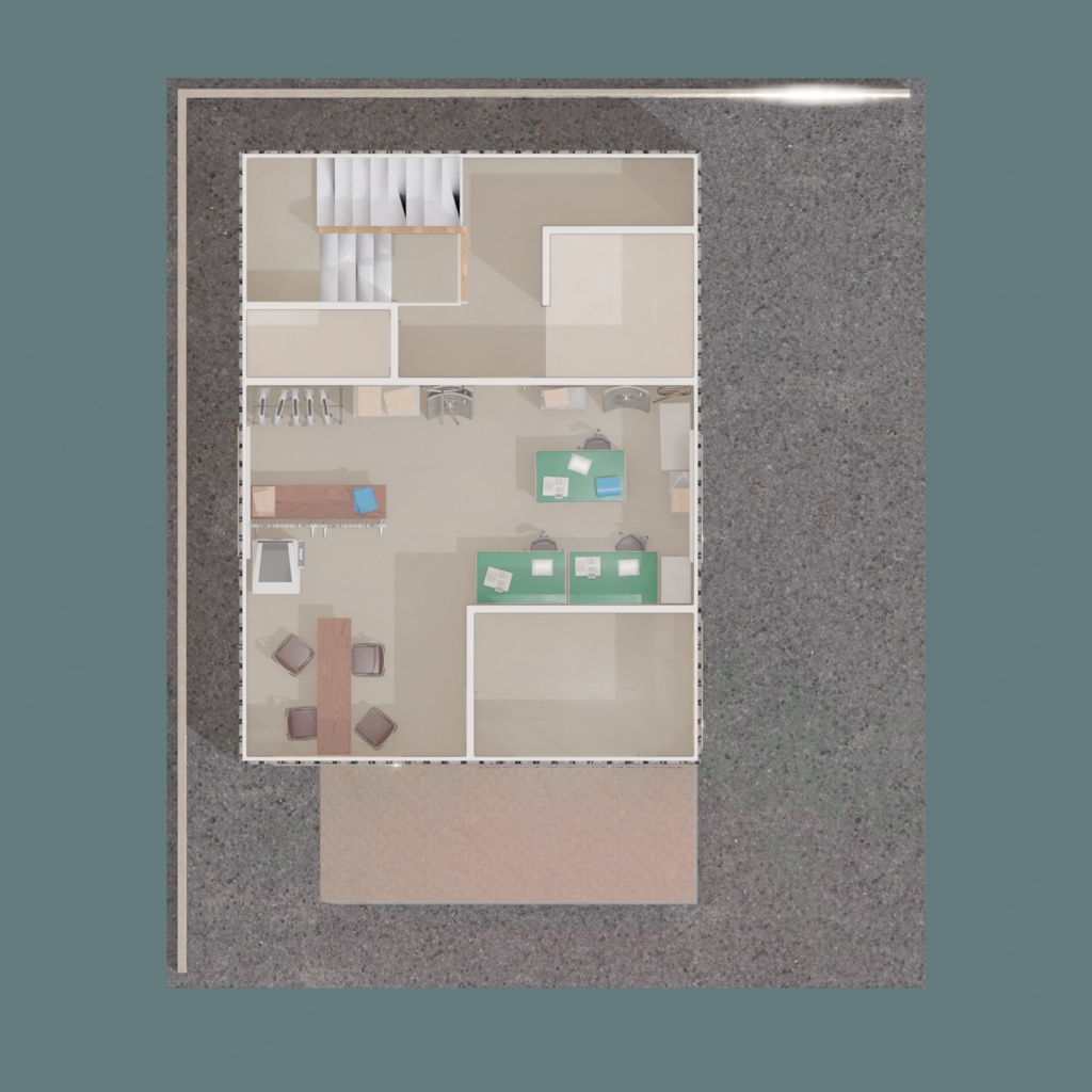 【3DModel】交番(内装&デモシーン有)KOBAN