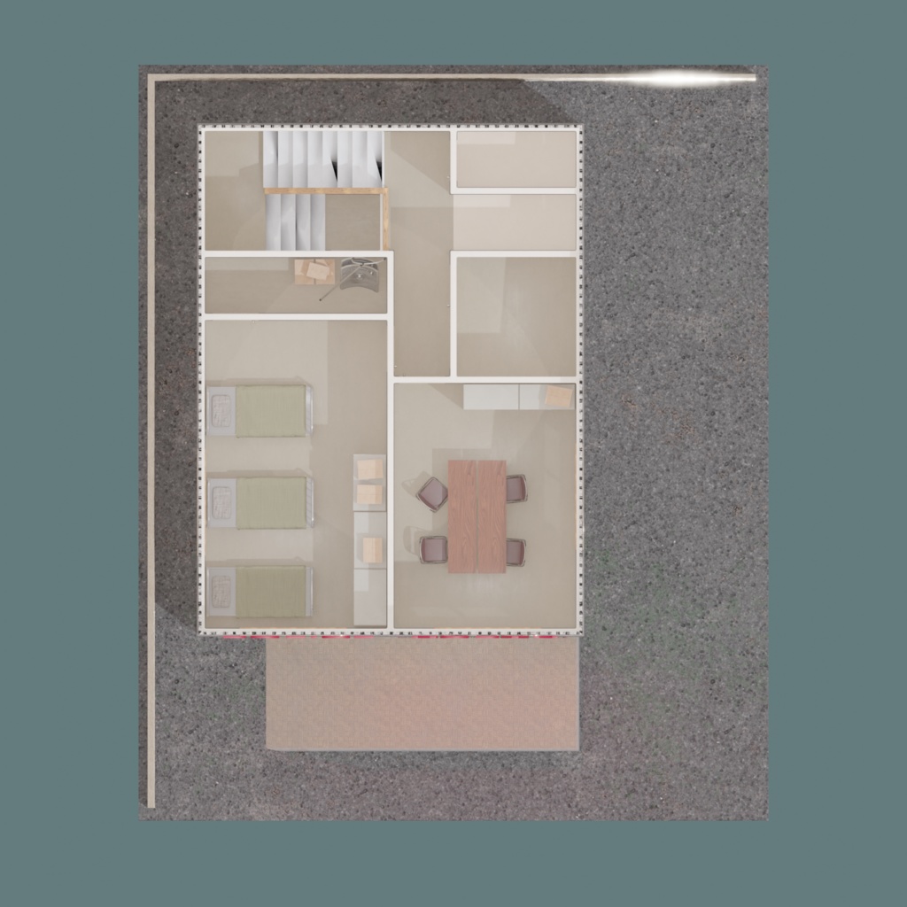 【3DModel】交番(内装&デモシーン有)KOBAN