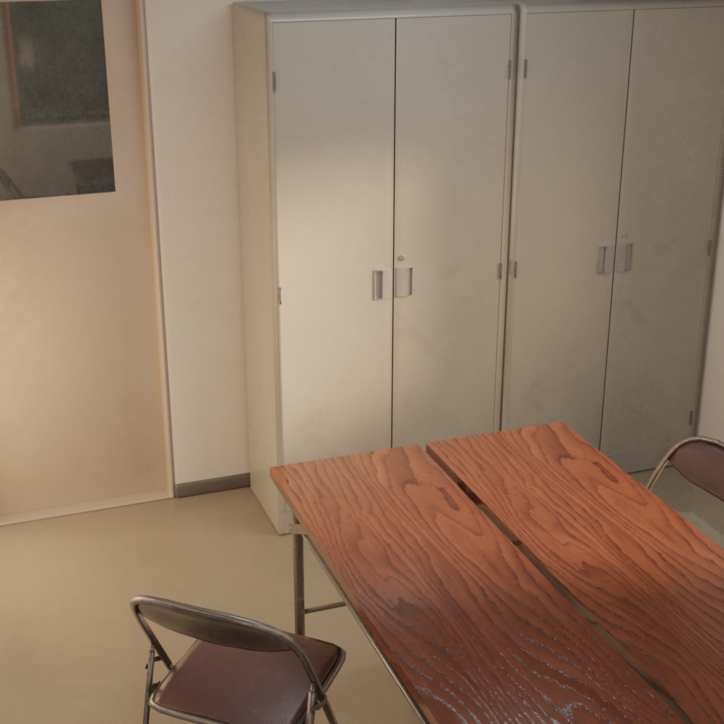 【3DModel】交番(内装&デモシーン有)KOBAN