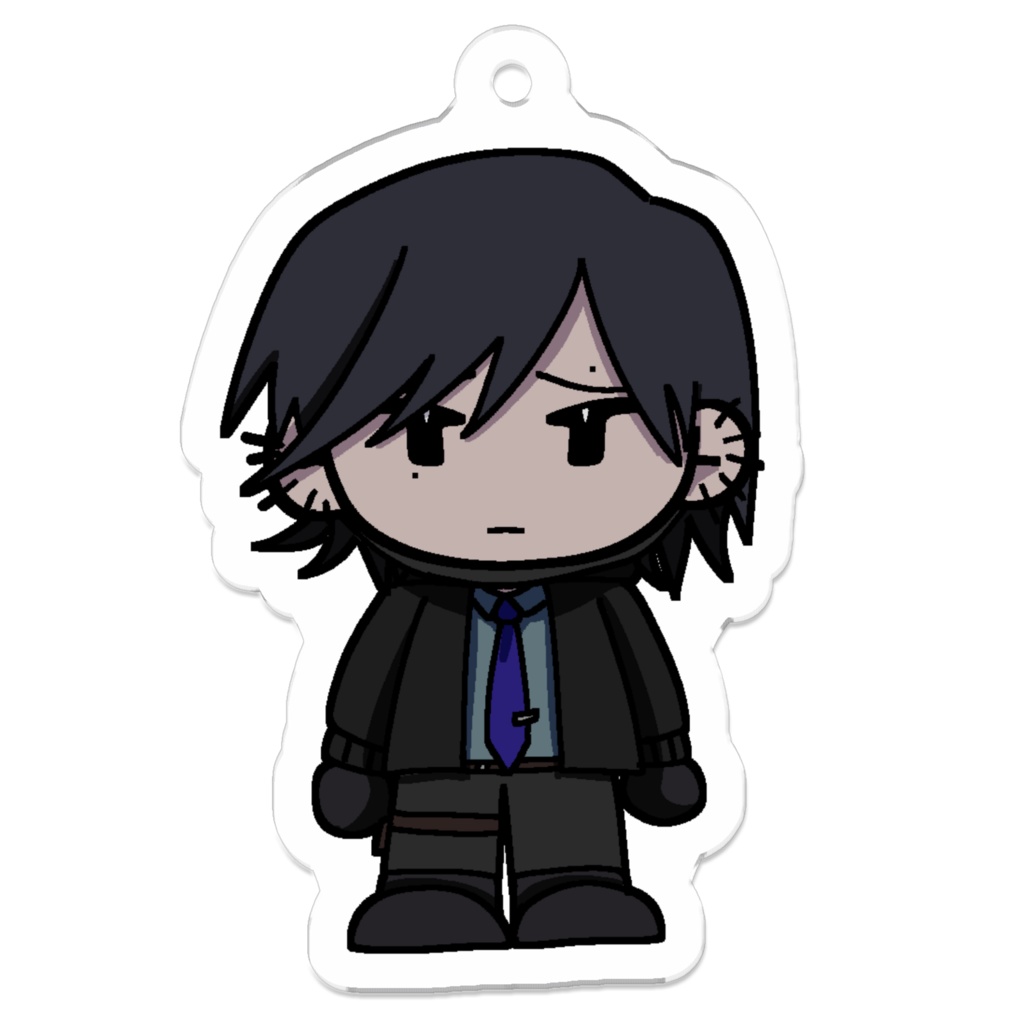 夜風(デフォルメ)アクキー