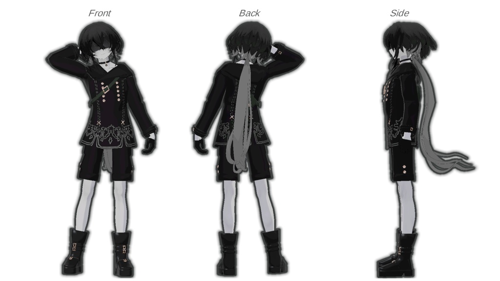 【+head】ヨルハ部隊スキャナータイプ衣装【Free】